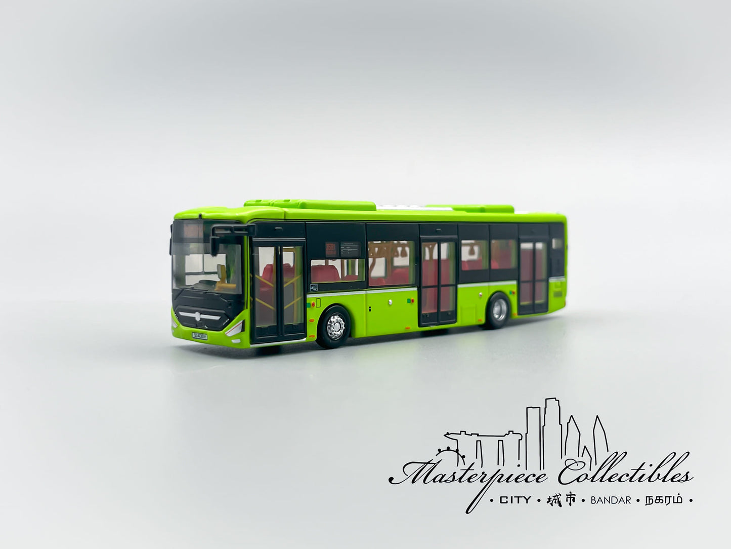 1/110 N12 Singapore 3-Door Electric Bus-MCCITY110-N1227B