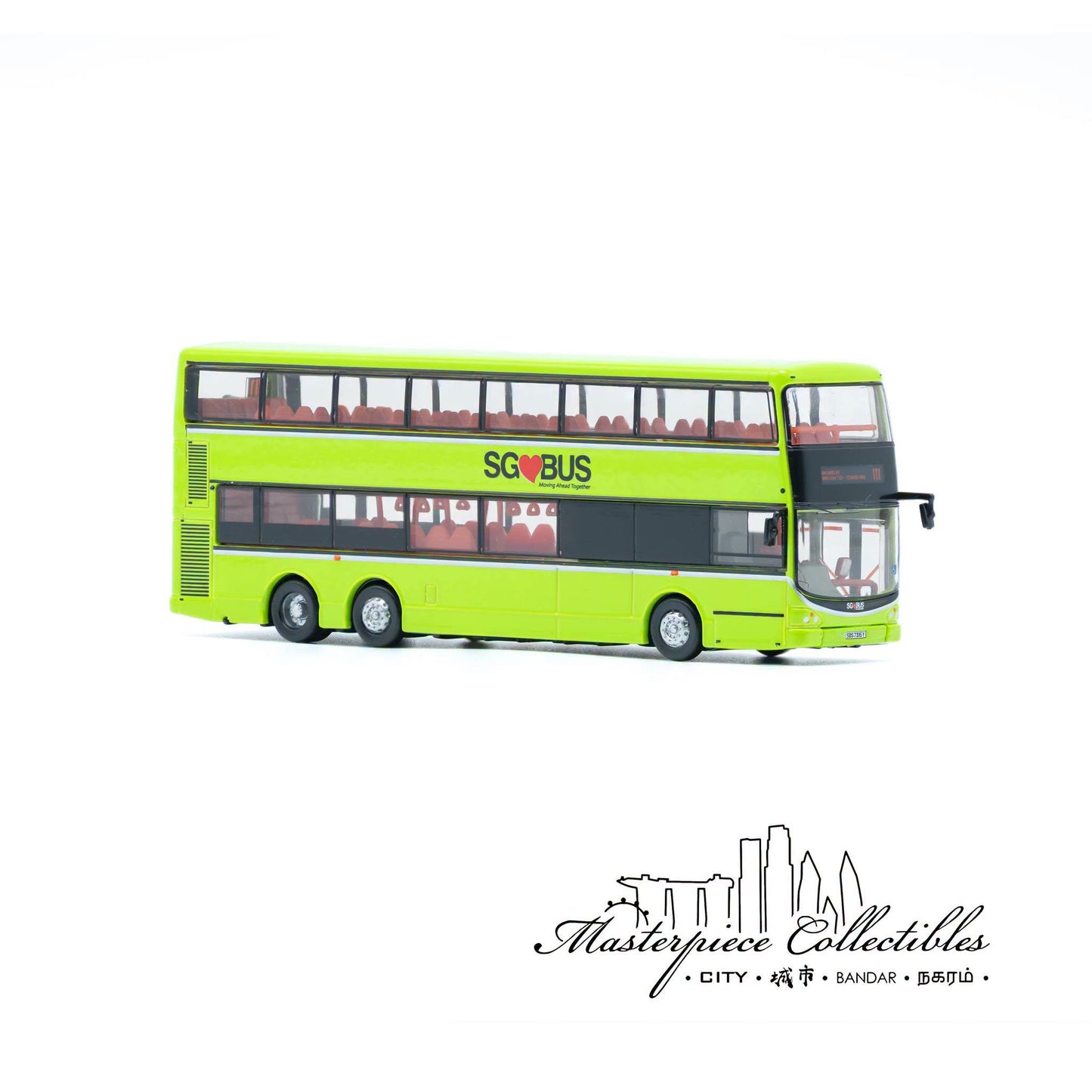 1/110 Singapore Double Decker Bus No. 46