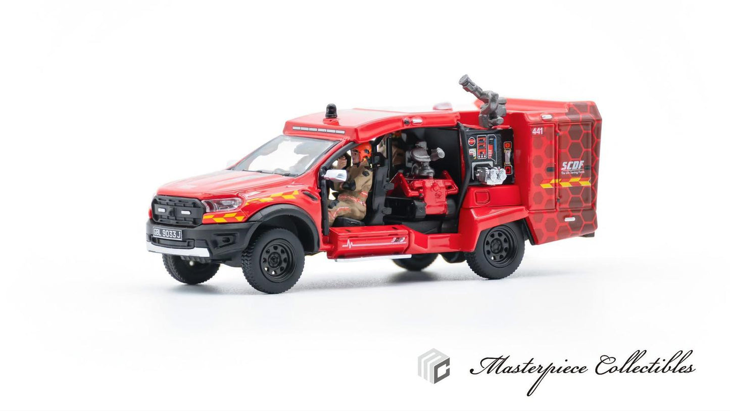 1/64 SCDF Light Fire Attack Vehicle (6th-Generation) Boss Edition