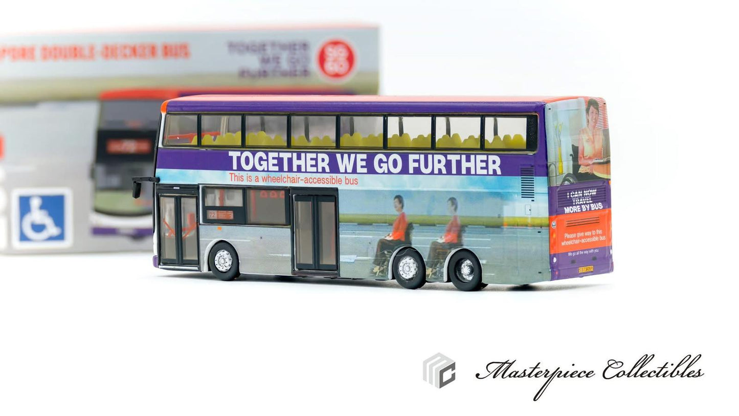 1/110 Boss Edition Singapore Double-Decker Bus No.72