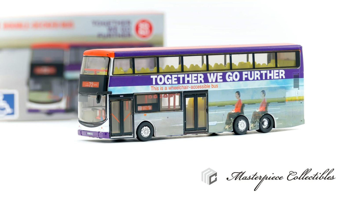 1/110 Boss Edition Singapore Double-Decker Bus No.72