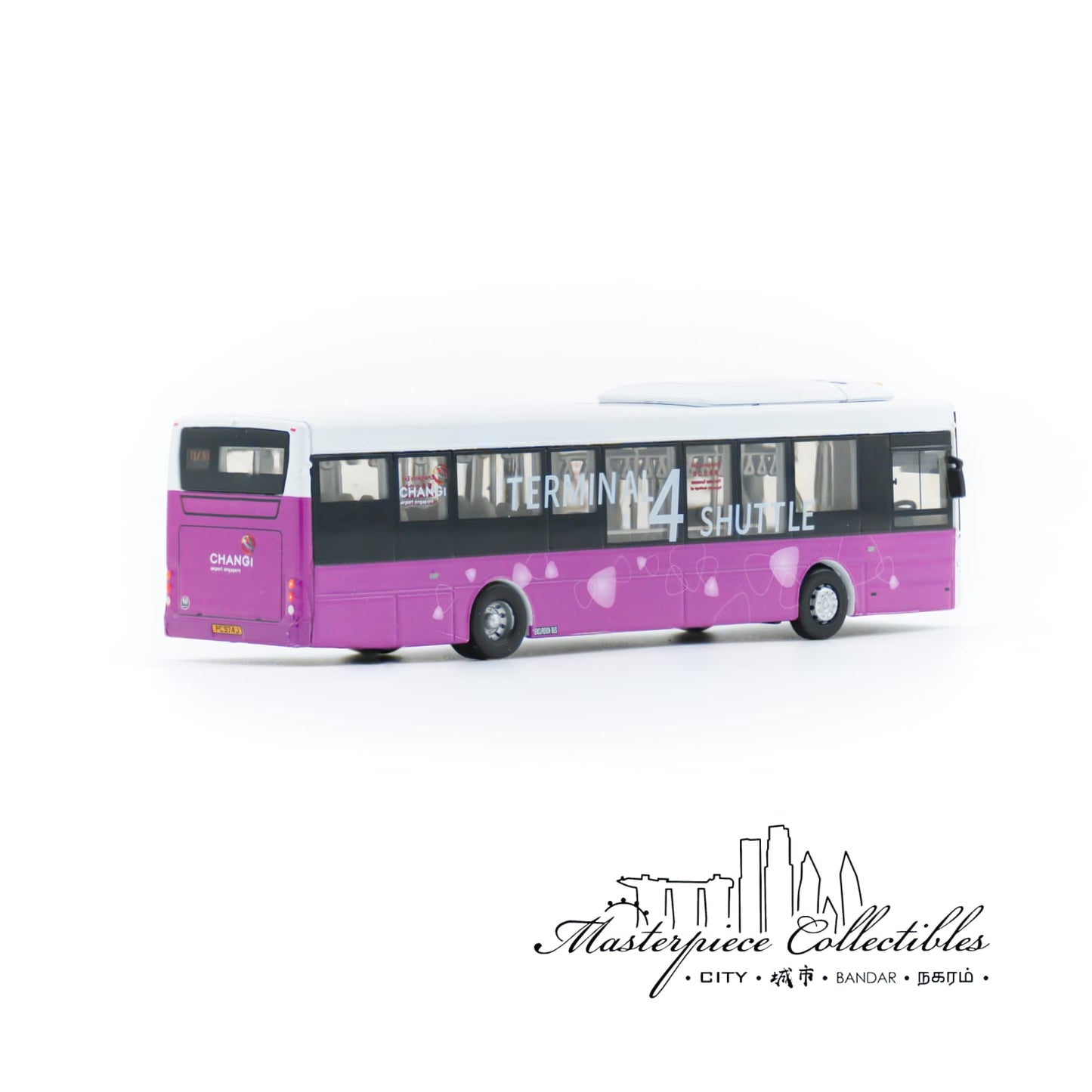 1/110 Singapore Scania K230UB Bus Terminal 4 Shuttle No.24