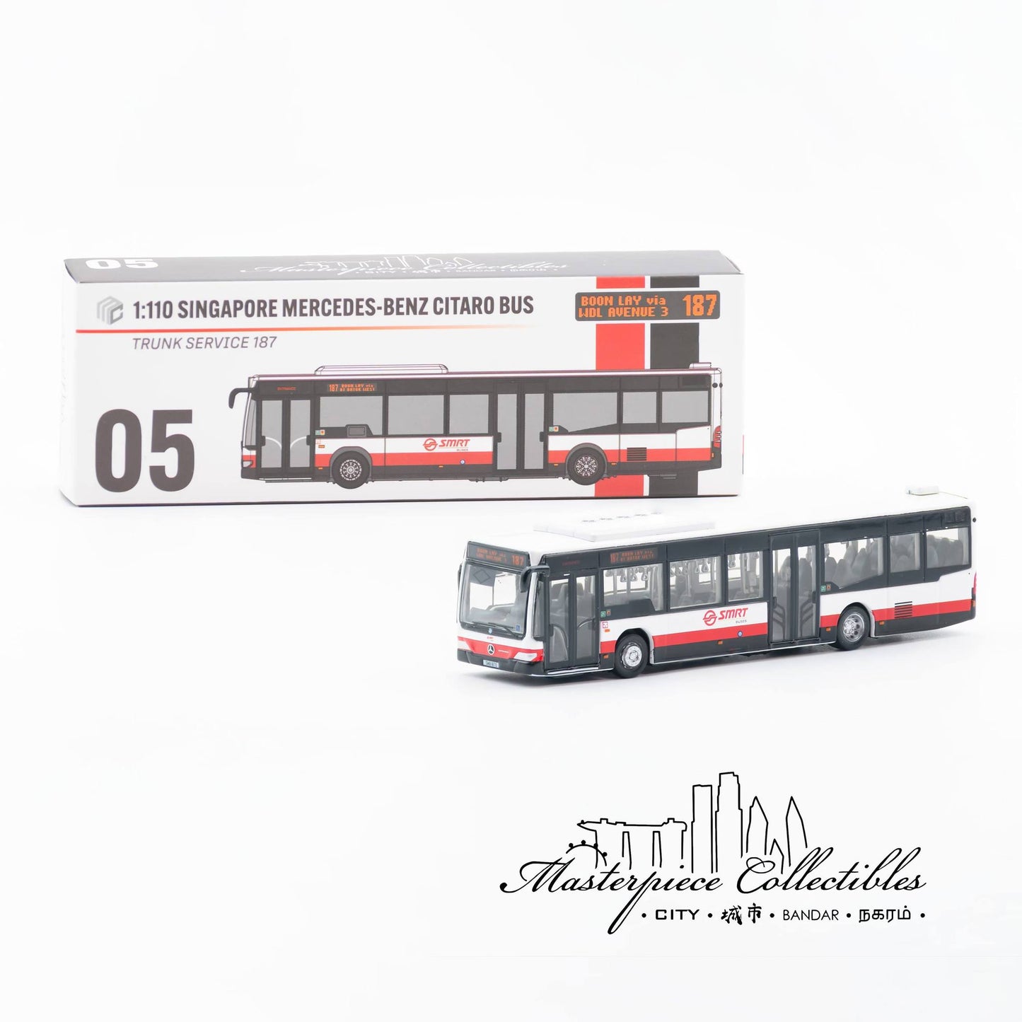 1/110 Singapore Mercedes-Benz Citaro Bus No.05