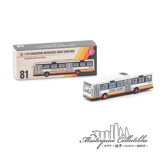 1/110 Singapore Mercedes-Benz O405 Bus (Service. 806) No.81