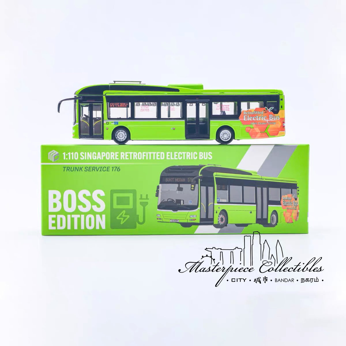 1/110 Singapore Retrofitted Electric Bus (Boss Edition)