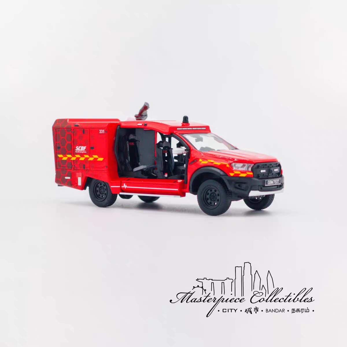 1/64 SCDF Light Fire Attack Vehicle (6th-Generation) No.62