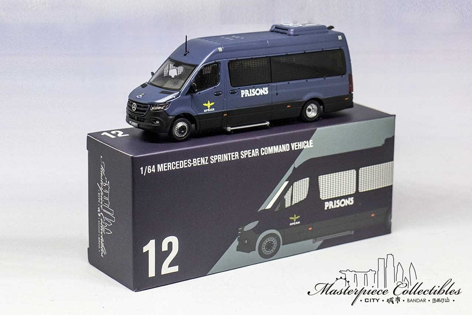 1/64 Mercede-Benz Sprinter Spear Command Vehicle-MCCITY64-BENZSP12