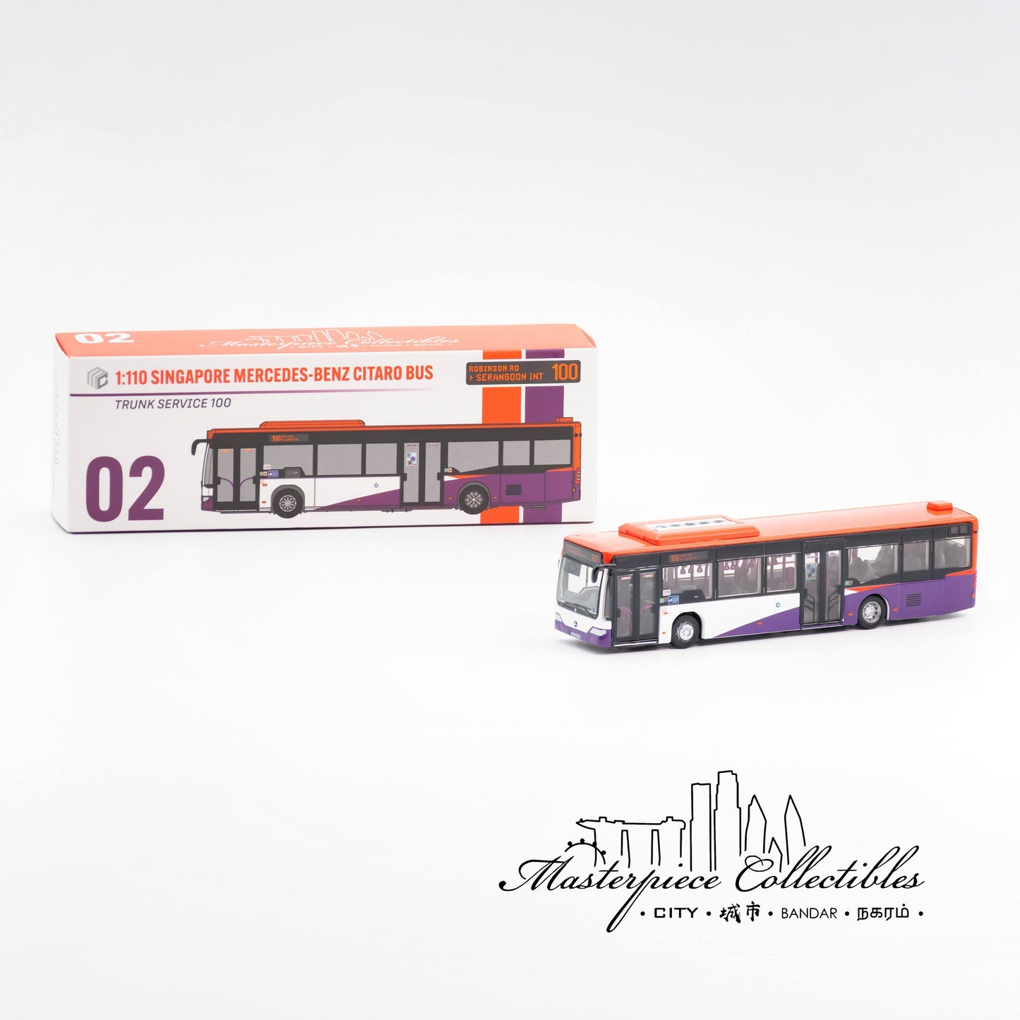 1/110 Singapore Mercedes-Benz Citaro Bus No.02