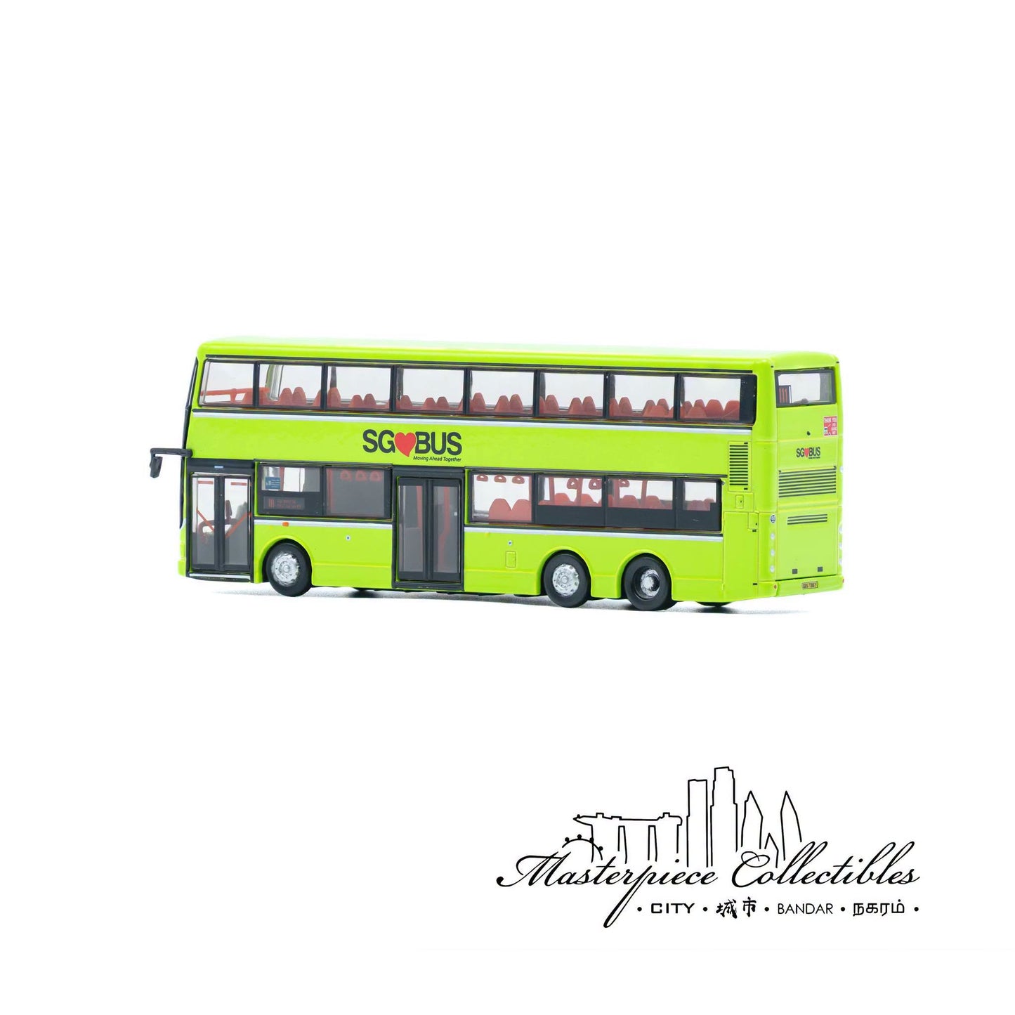 1/110 Singapore Double Decker Bus No. 46