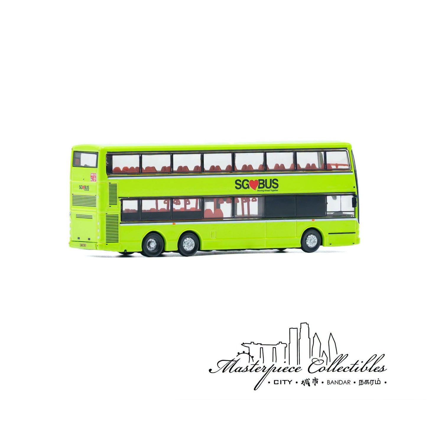 1/110 Singapore Double Decker Bus No. 46