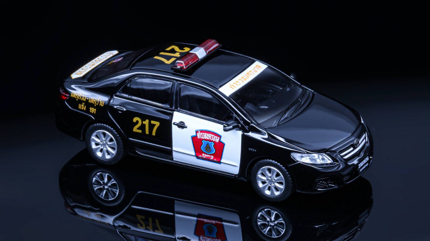 1/64 Toyota Corolla Thailand Police Car