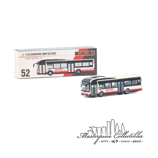 1/110 Singapore SMRT A22 Bus No. 52