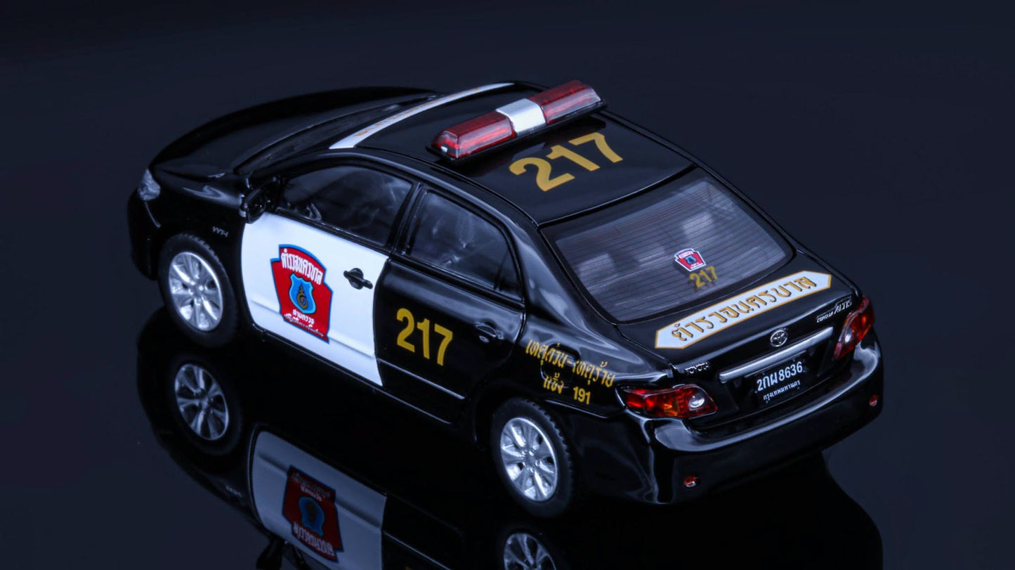 1/64 Toyota Corolla Thailand Police Car