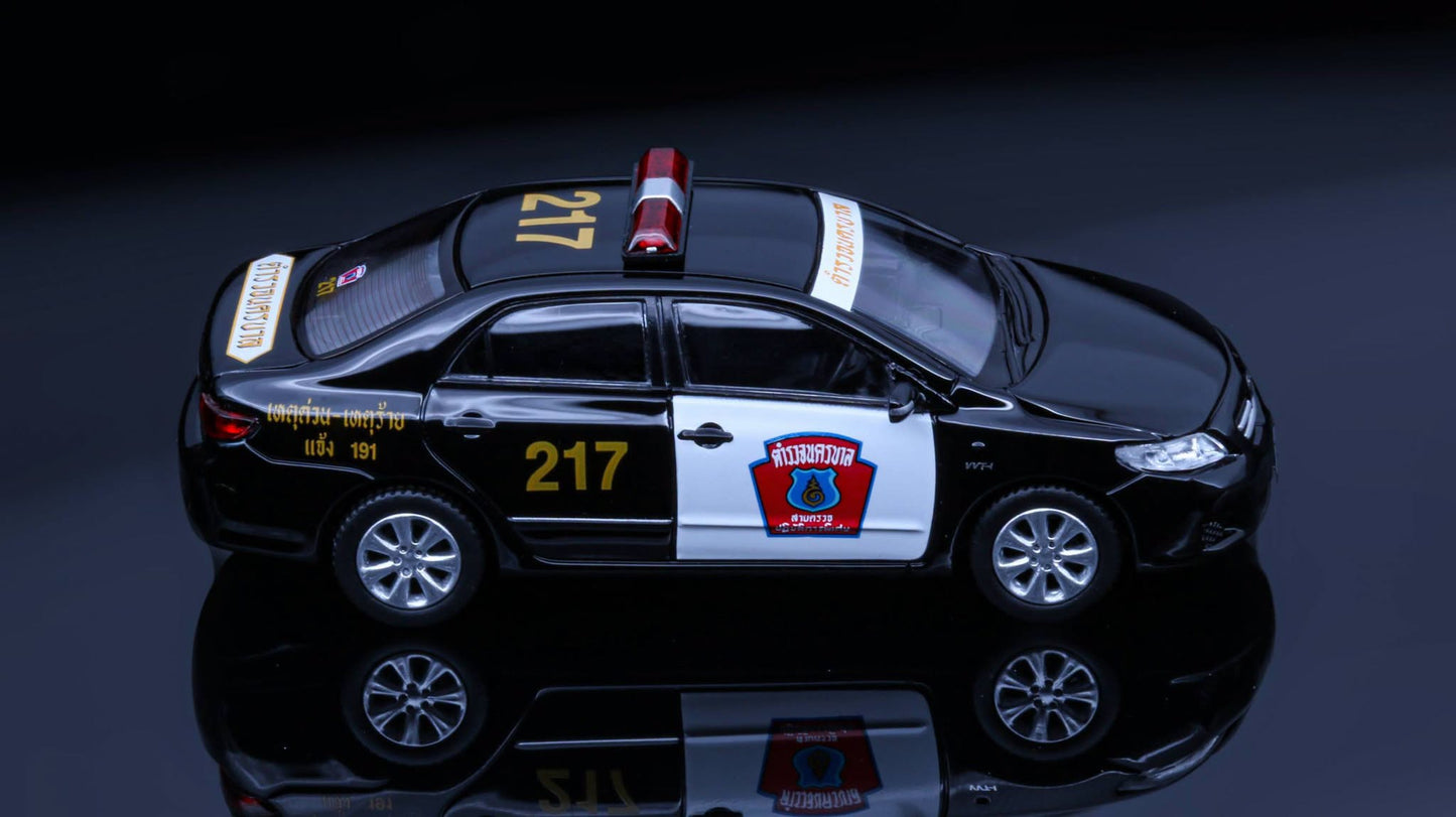 1/64 Toyota Corolla Thailand Police Car
