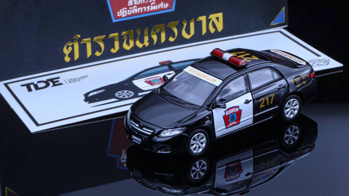 1/64 Toyota Corolla Thailand Police Car