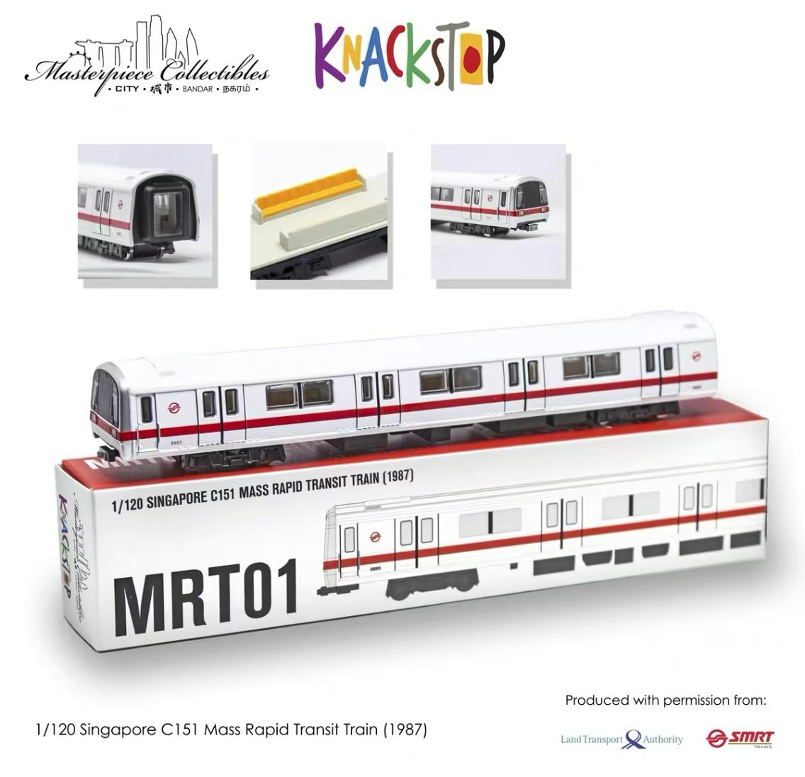 1/120 Singapore C151 Mass Rapid Transit Train (1987)-MCCITY120-MRT01