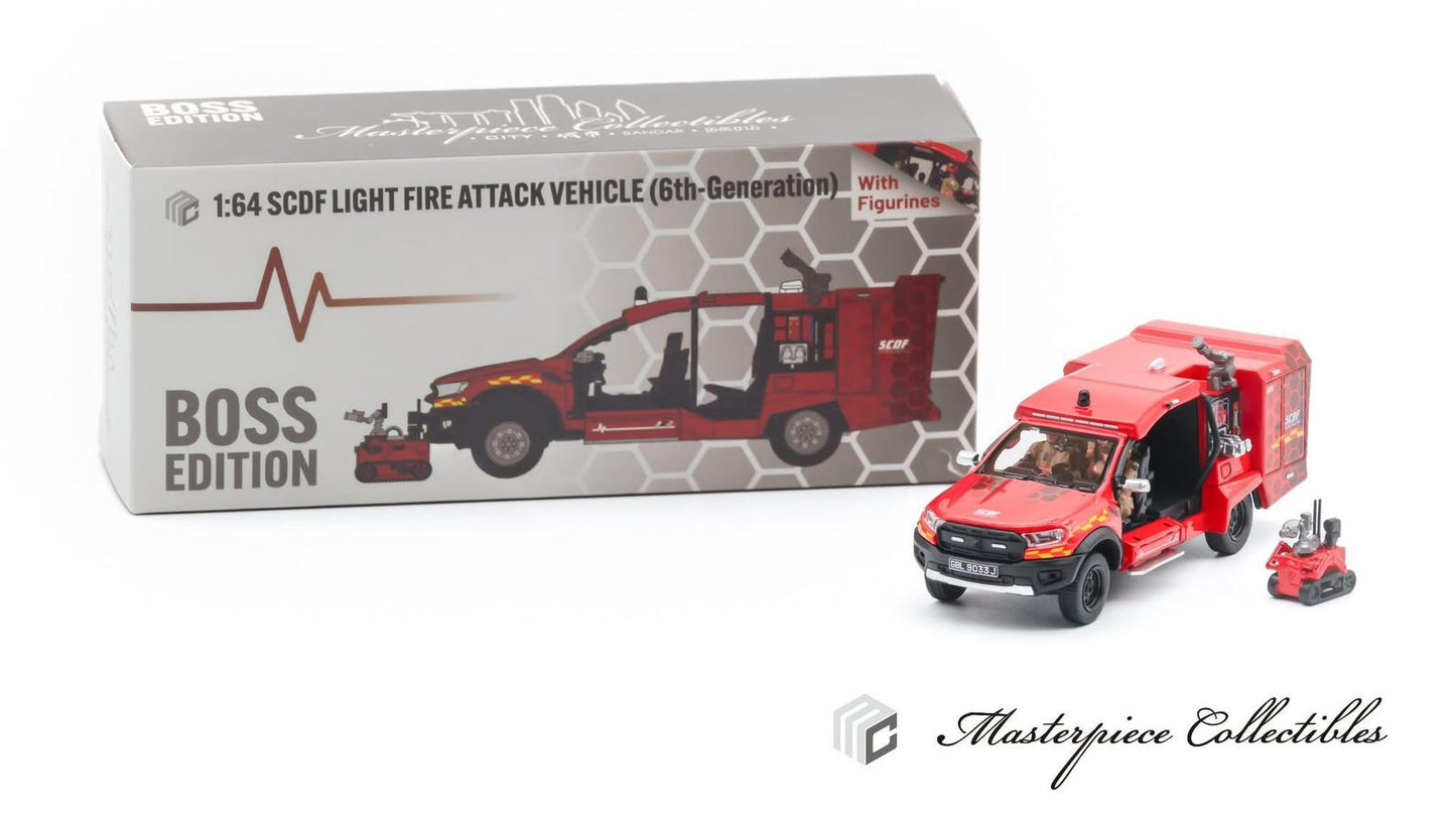 1/64 SCDF Light Fire Attack Vehicle (6th-Generation) Boss Edition