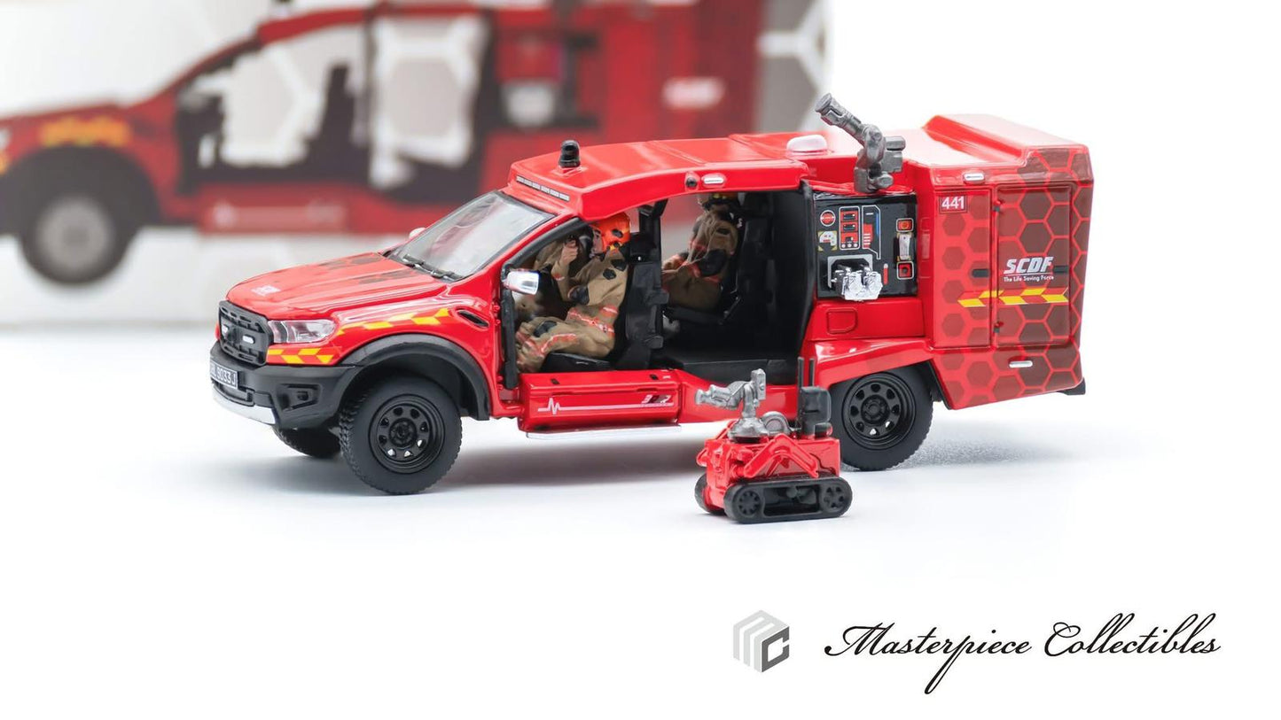1/64 SCDF Light Fire Attack Vehicle (6th-Generation) Boss Edition