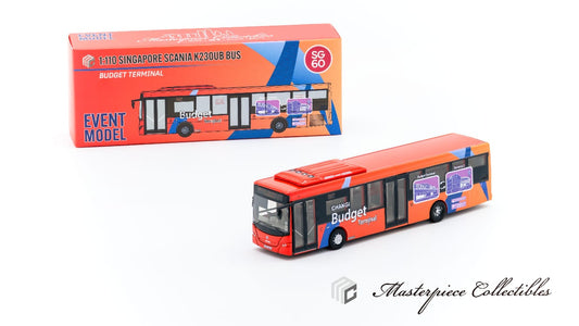 1/110 Singapore Scania K230UB Bus Budget Terminal Event Model
