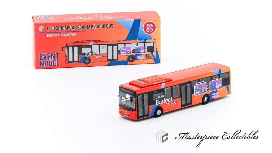 1/110 Singapore Scania K230UB Bus Budget Terminal Event Model