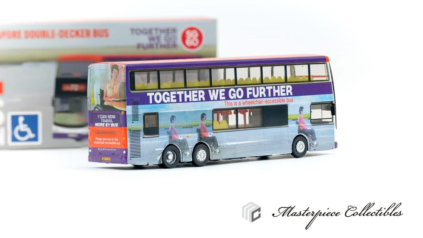 1/110 Boss Edition Singapore Double-Decker Bus No.72
