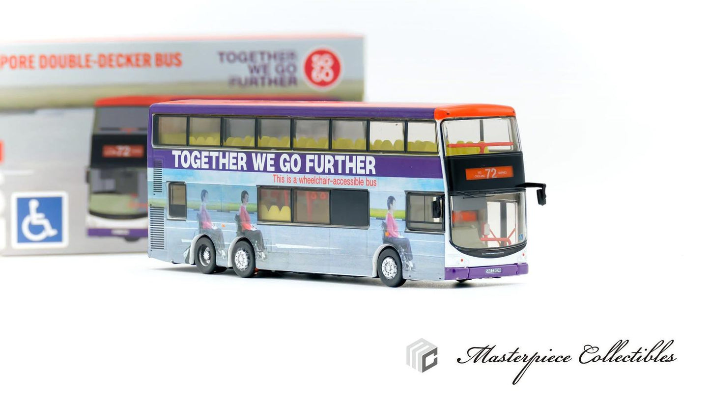 1/110 Boss Edition Singapore Double-Decker Bus No.72