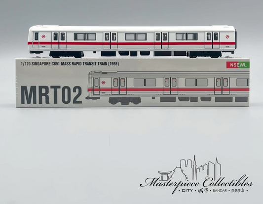 1/120 Singapore C651 Mass Rapid Transit Train (1995)
