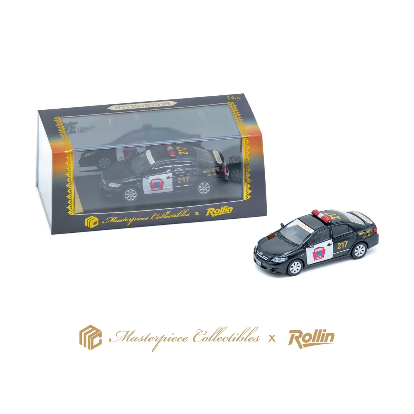 1/64 Toyota Corolla Thailand Police Car