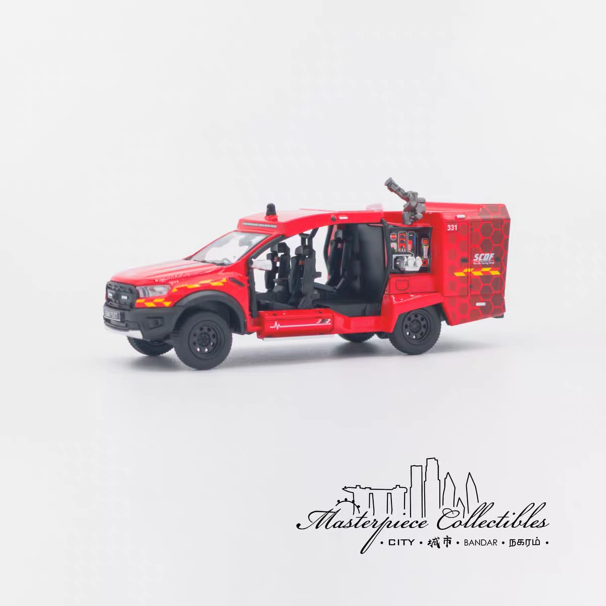 1/64 SCDF Light Fire Attack Vehicle (6th-Generation) No.62