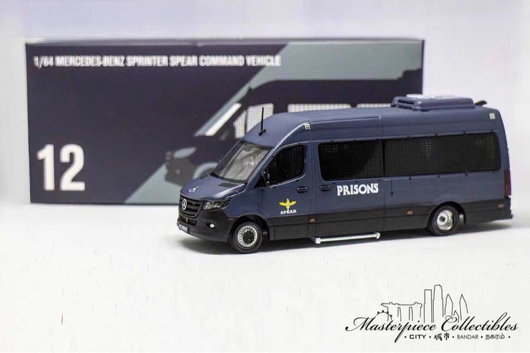 1/64 Mercede-Benz Sprinter Spear Command Vehicle-MCCITY64-BENZSP12